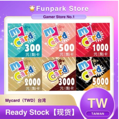 Mycard Point Taiwan (TWD) Taiwan Version Recharge Card Tower of Saviors New Heaven 2 Aion Malaysia