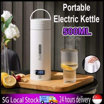 500 Portable Travel Electric Kettle Minitravel kettleStainless Steel